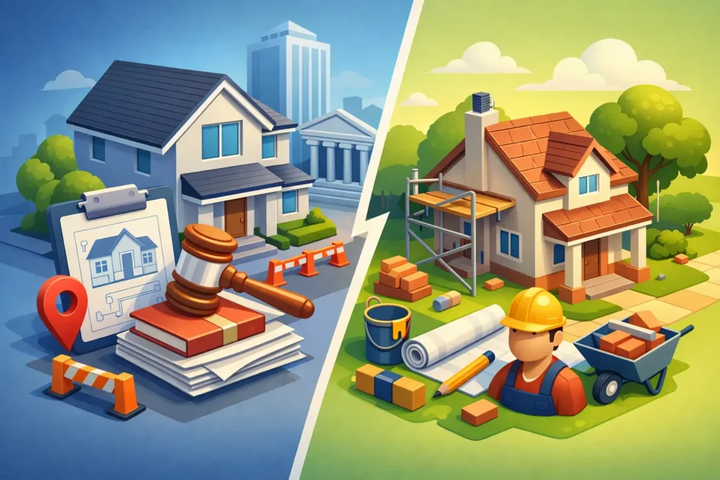 Planning Permission vs Permitted Development