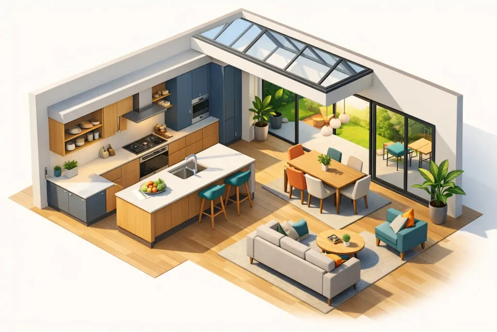 Open Plan Kitchen Extension Guide